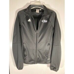 Black adidas Logo Women's Zippered Track Jacket (Small)